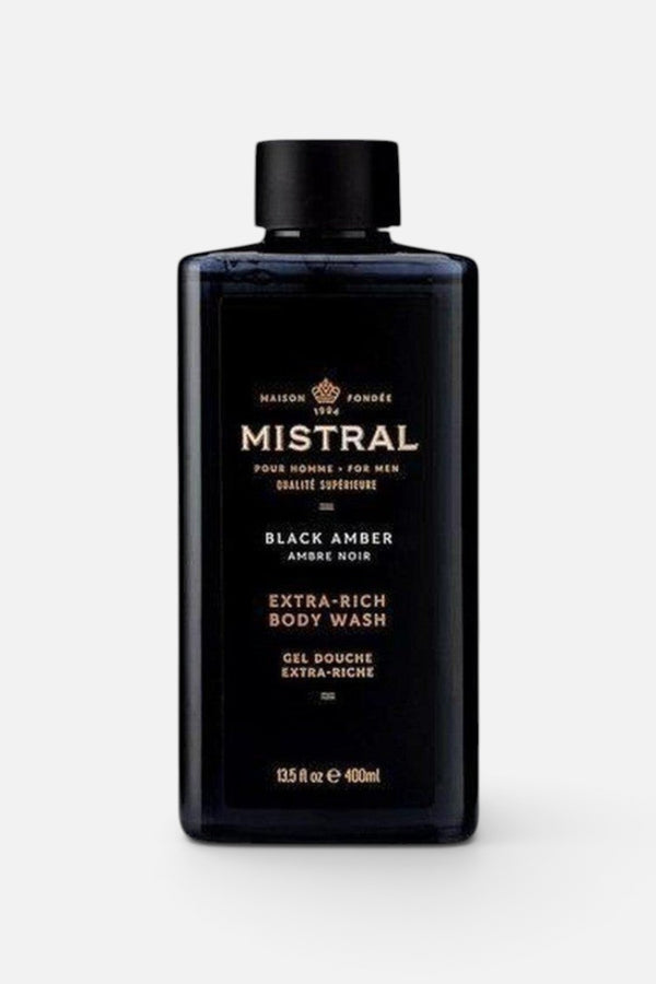 Mistral Black Amber Body Wash
