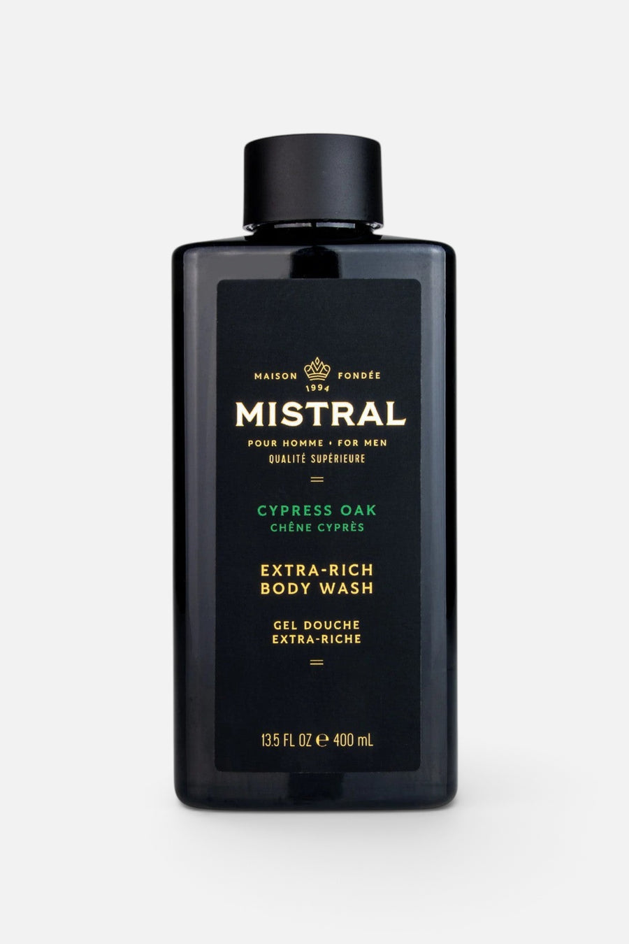 Mistral Cypress Oak Body Wash – front view