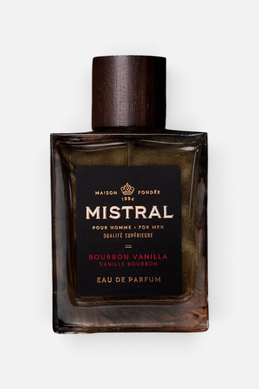 Mistral Men's Bourbon Vanilla Eau De Parfum – back view