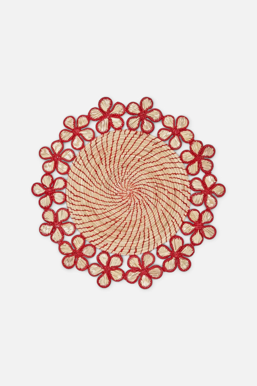 Mode Living Lanai Placemat In Red – front view