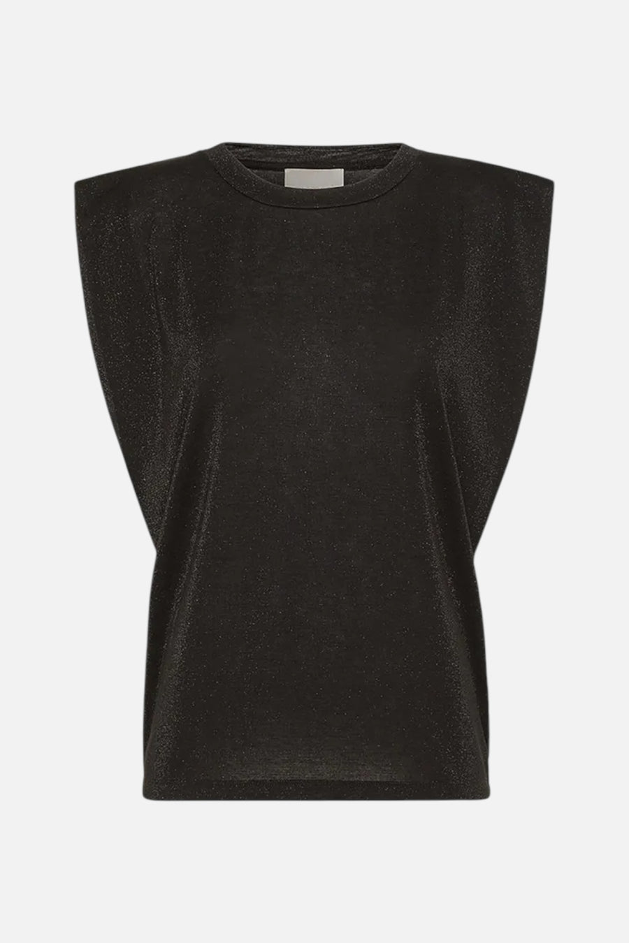 Momoni Women's Enna Tee Shirt in Nero – front view