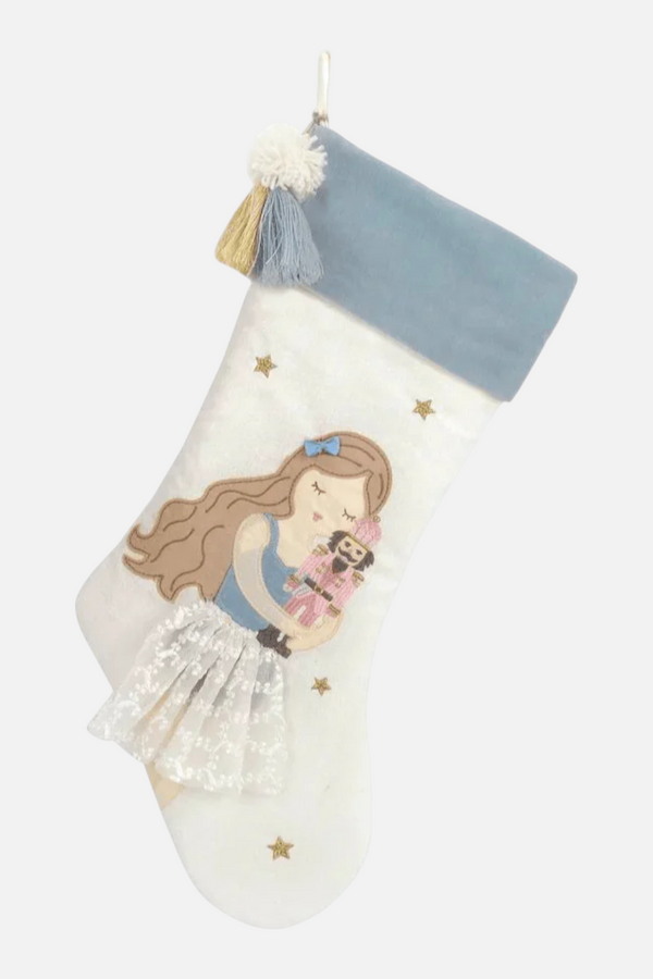 Mon Ami Clara Stocking in Blue