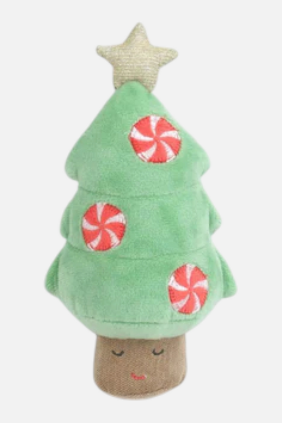 Mon Ami Holiday Green Tree Rattle – front view