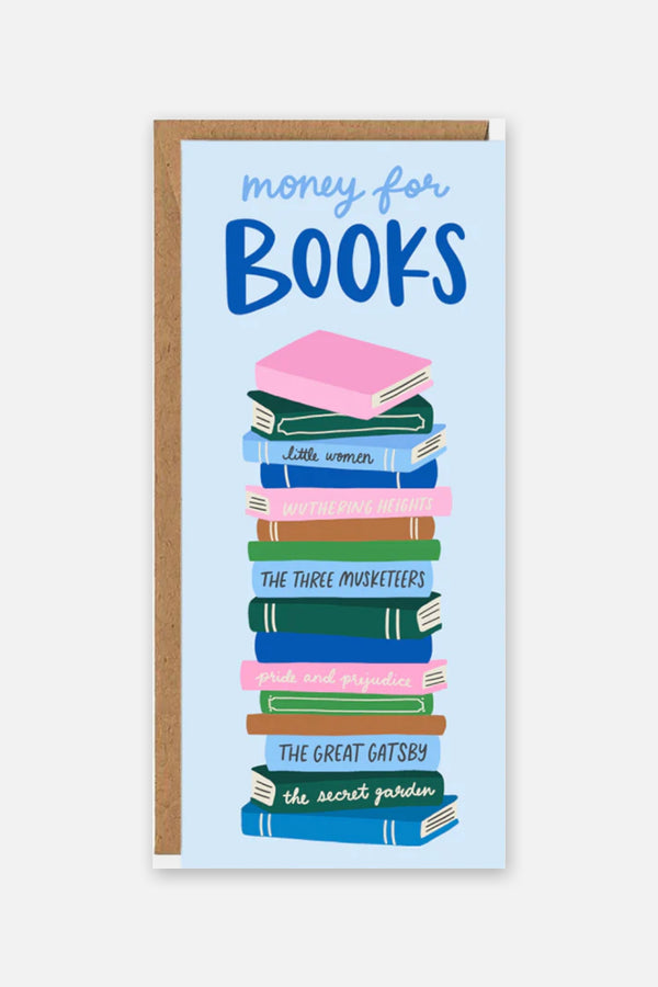 Money for Books Money Holder Card