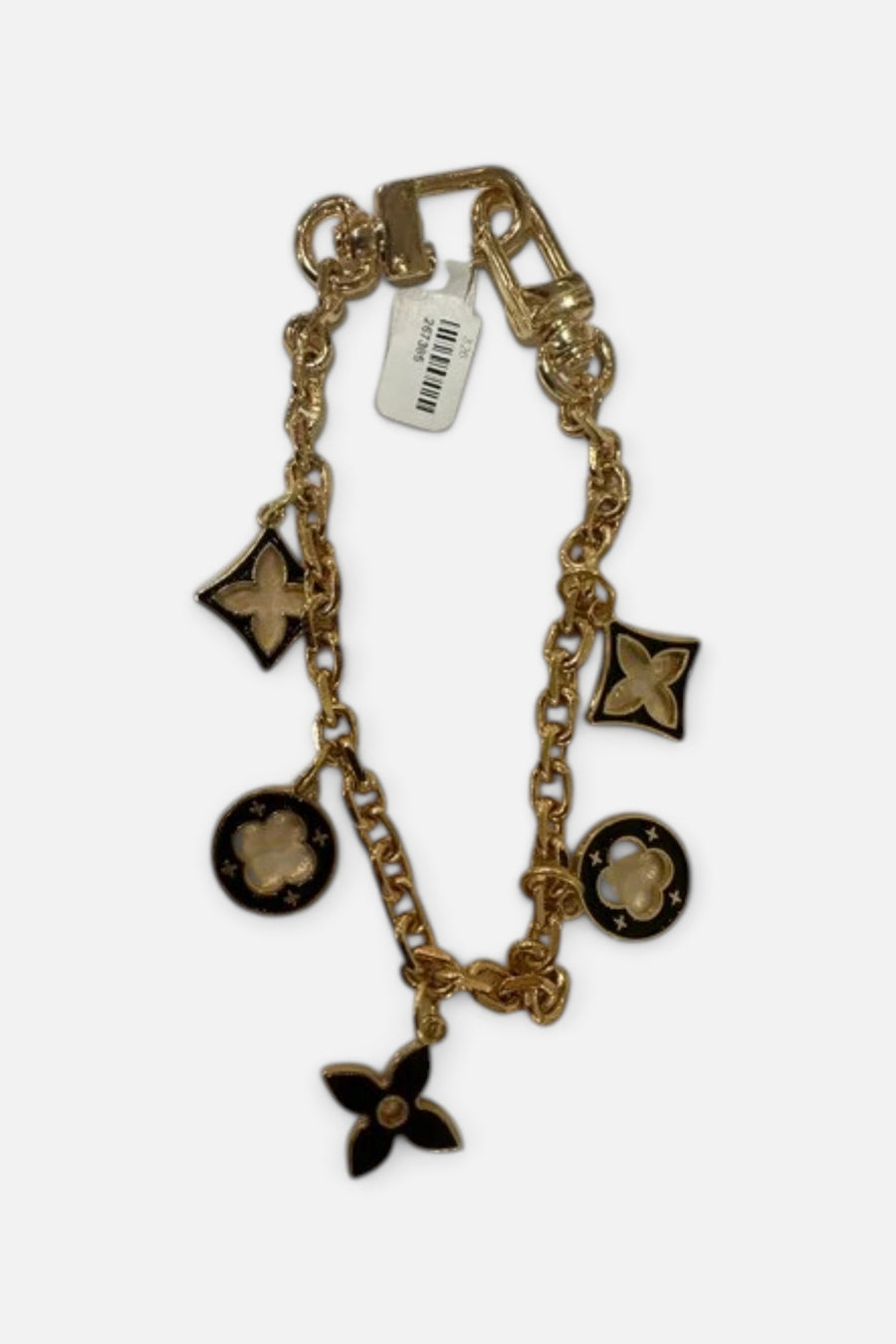 Monogram Rope Bag Charm – front view