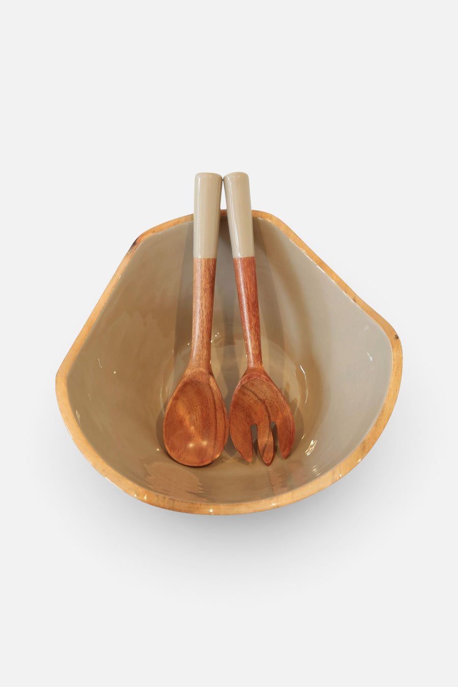 Montauk Bowl and Server Set – side view