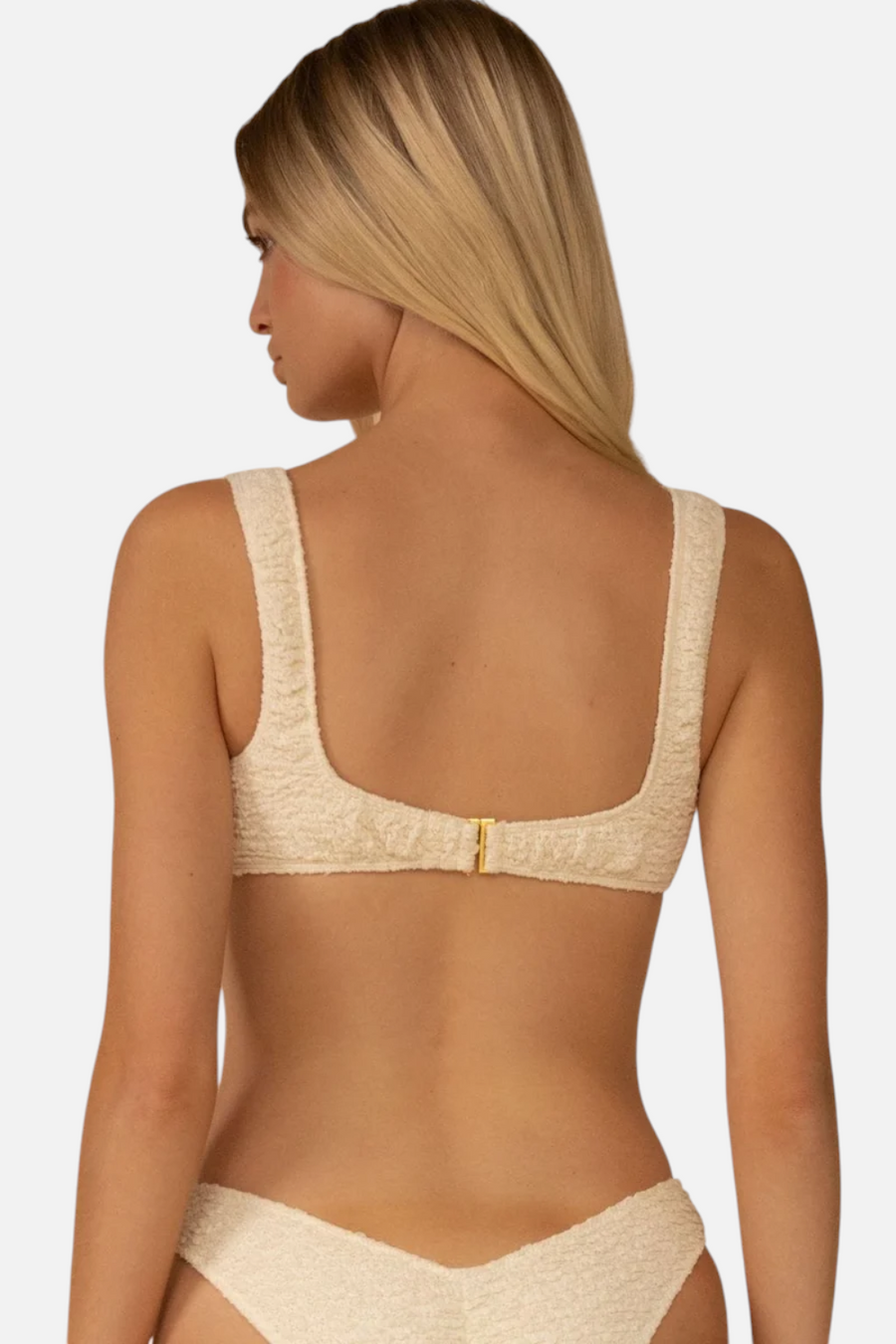 Montce Amalia Textured Zoe Bikini Top – back view