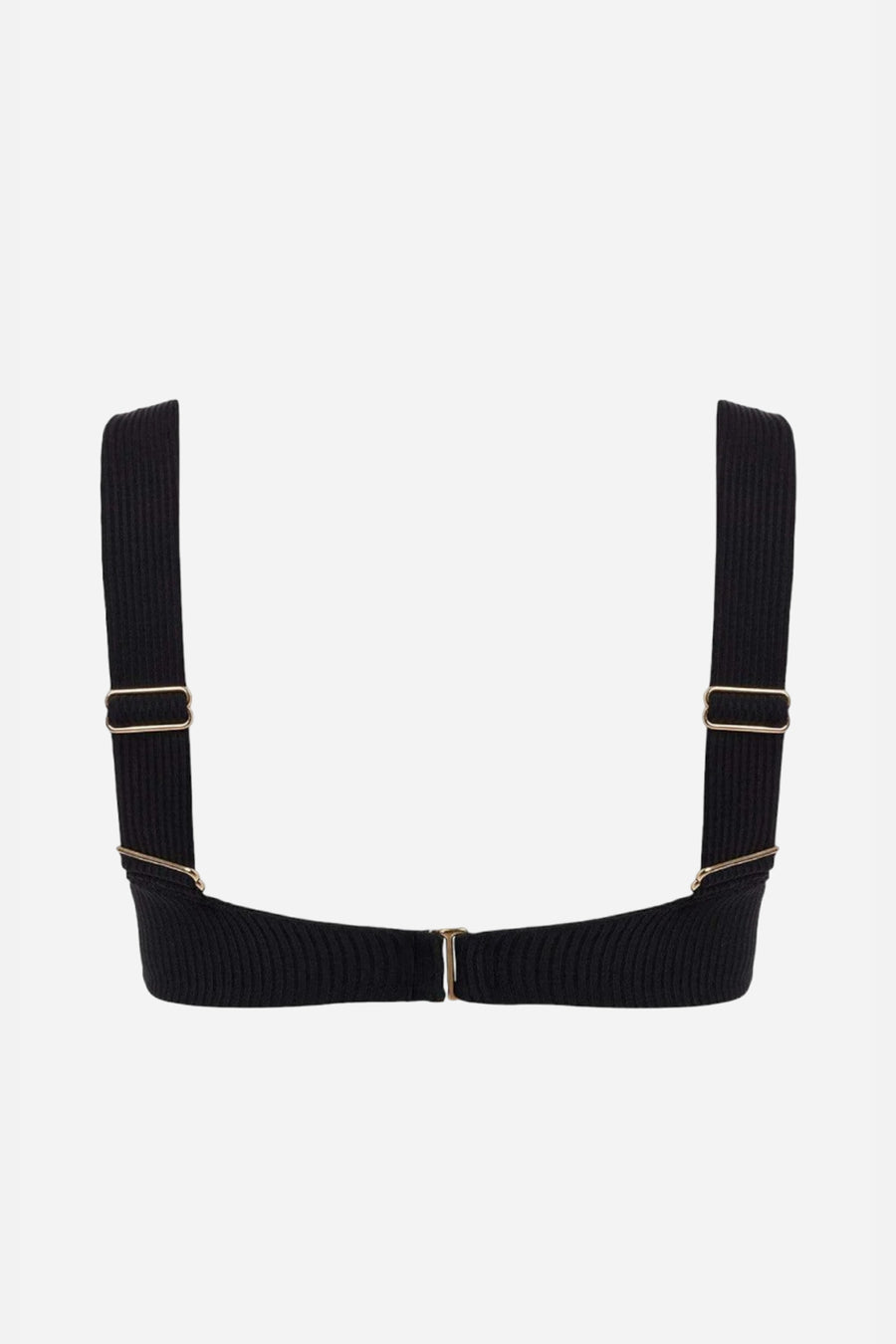 Montce Black Rib Hayden Bikini Top – detail