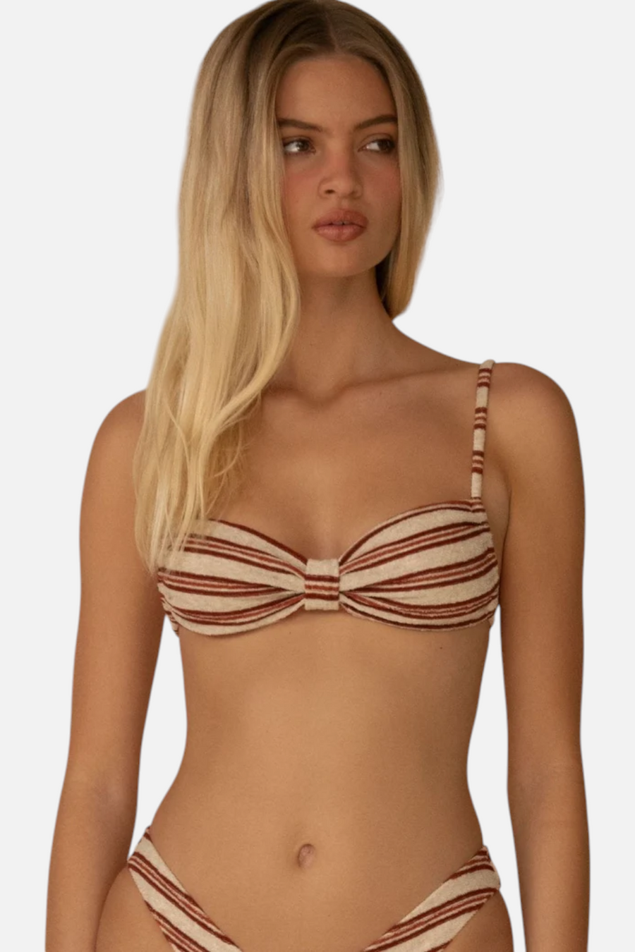 Montce Devin Bikini Top in Joan Stripe – alternate
