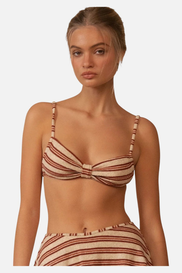 Montce Devin Bikini Top in Joan Stripe