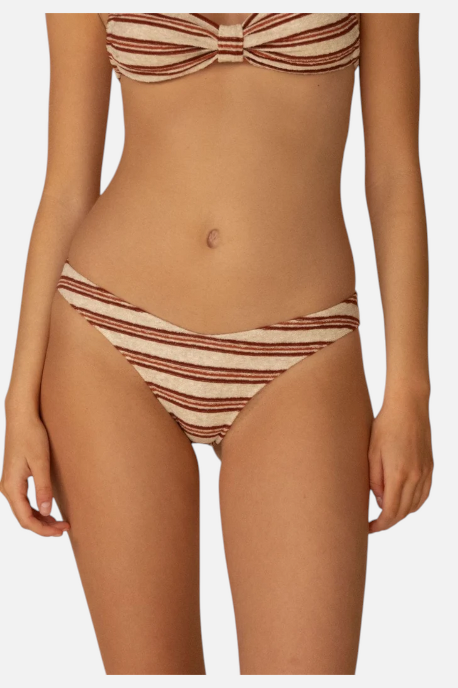 Montce Lulu Bikini Bottom in Joan Stripe – alternate