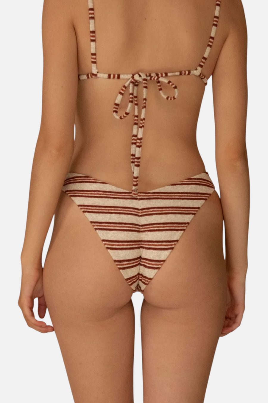 Montce Lulu Bikini Bottom in Joan Stripe – back view