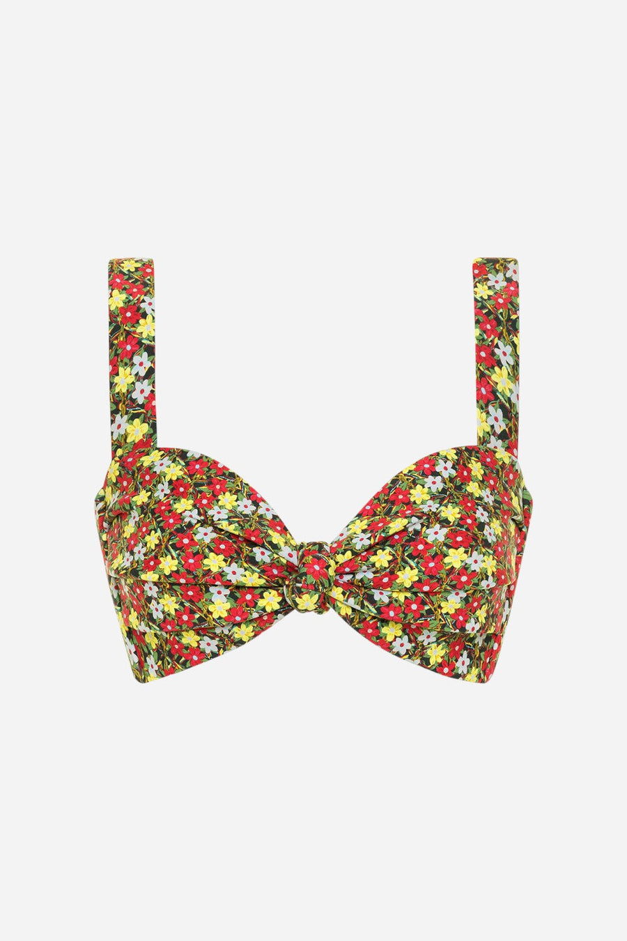 Montce Sienna Floral Hayden Bikini Top – front view