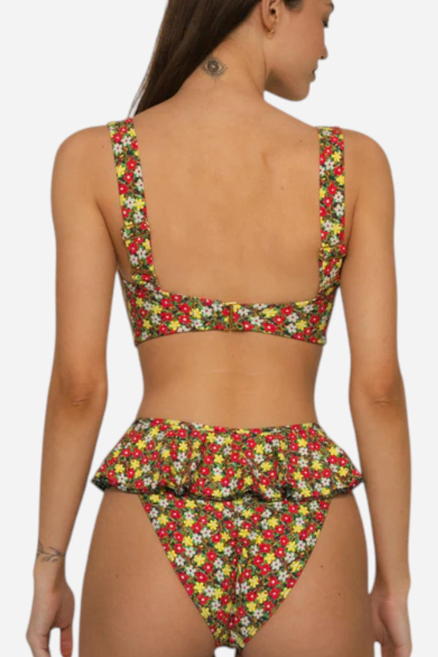 Montce Sienna Floral Hayden Bikini Top – side view