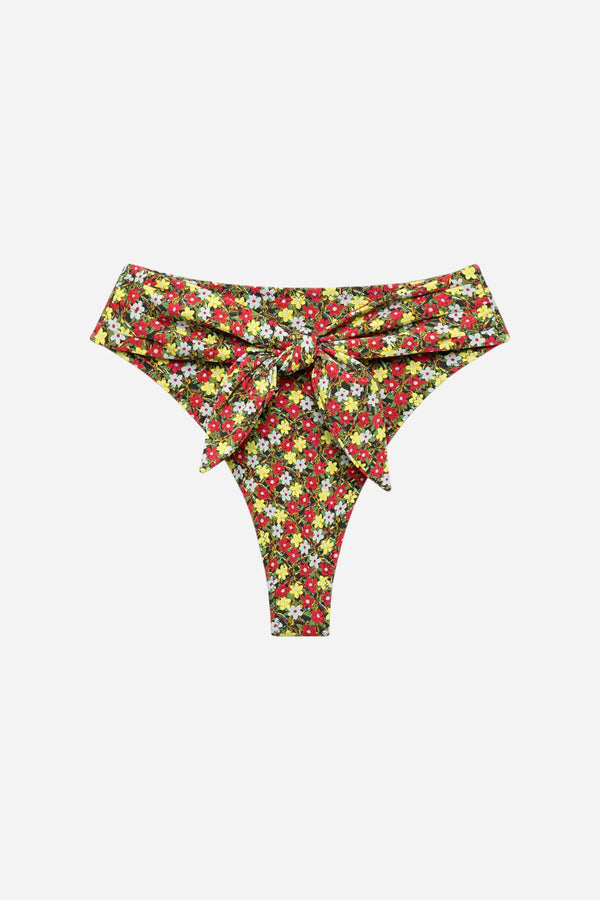 Montce Sienna Floral Paula Tie-Up Bikini Bottom