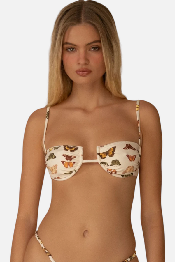 Montce Simonette Bikini Top in Monarch