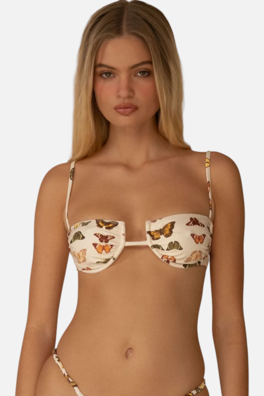 Montce Simonette Bikini Top in Monarch – front view