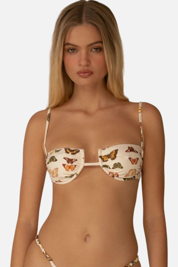 Montce Simonette Bikini Top in Monarch