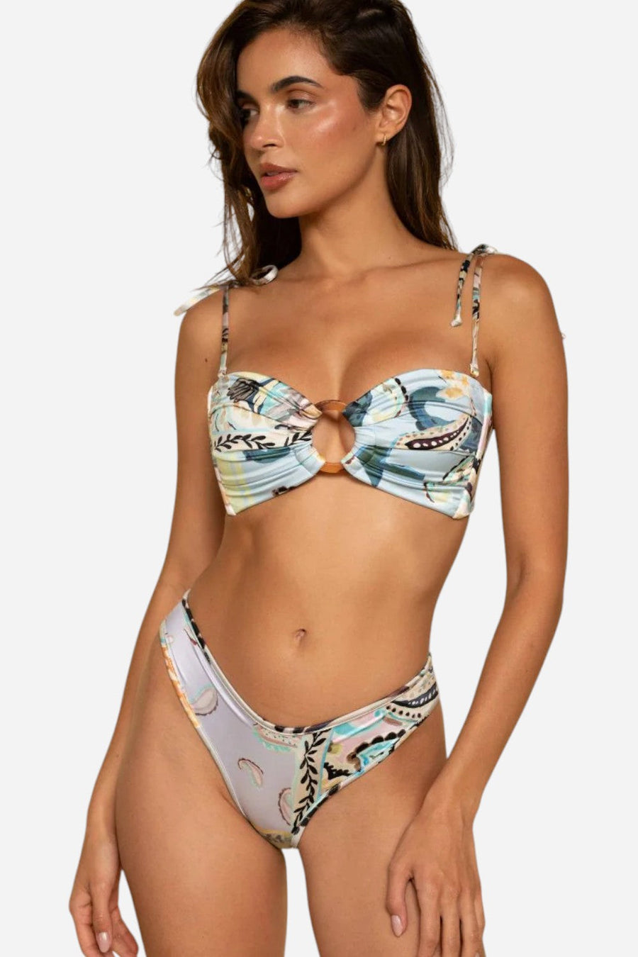 Montce St. Barths Floral Lulu Bikini Bottom – back view