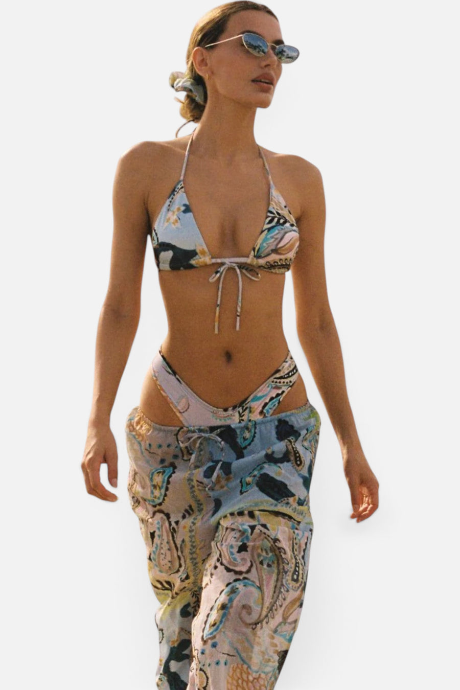Montce St. Barths Floral Lulu Bikini Bottom – detail