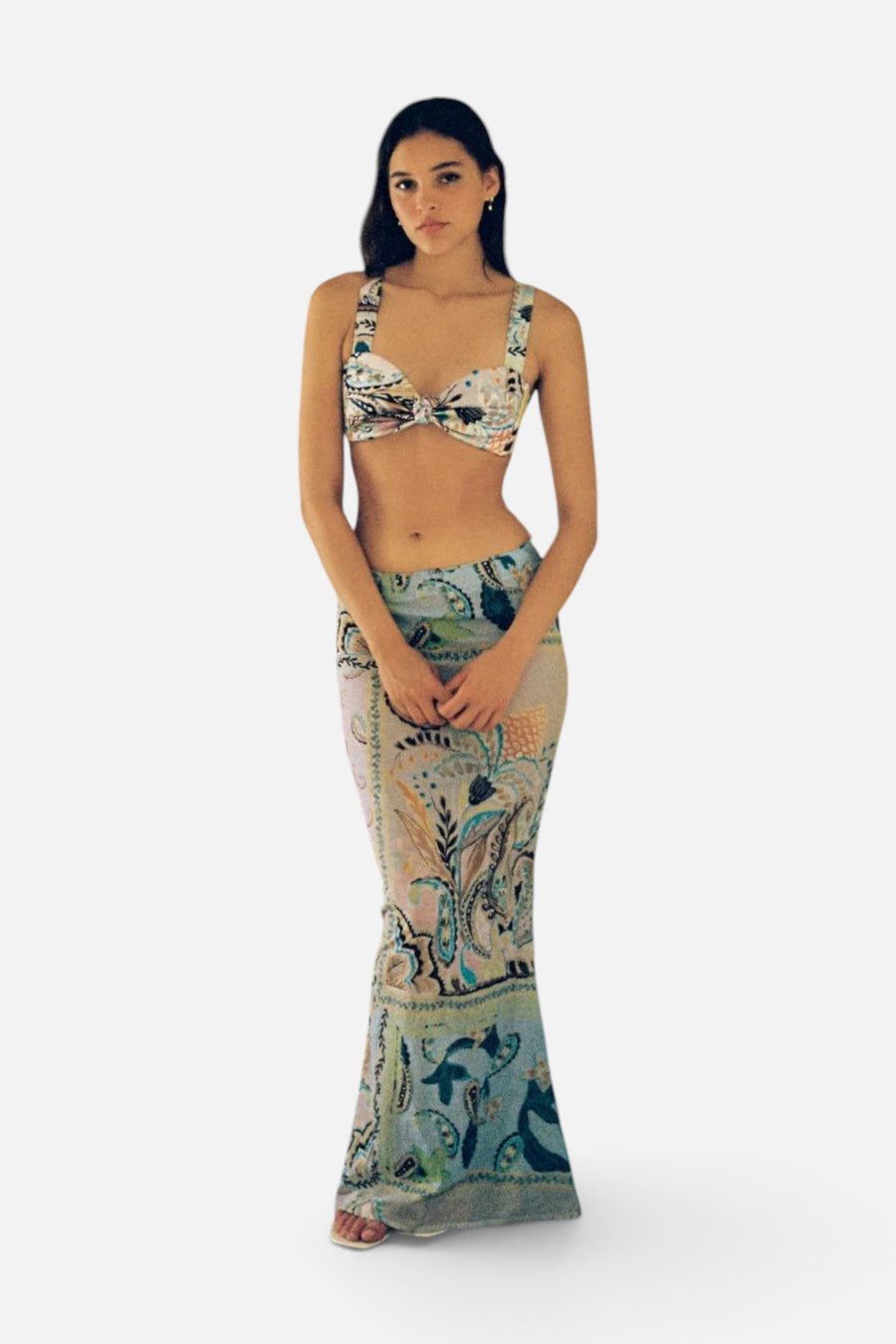 Montce St. Barths Floral Natalia Skirt – detail