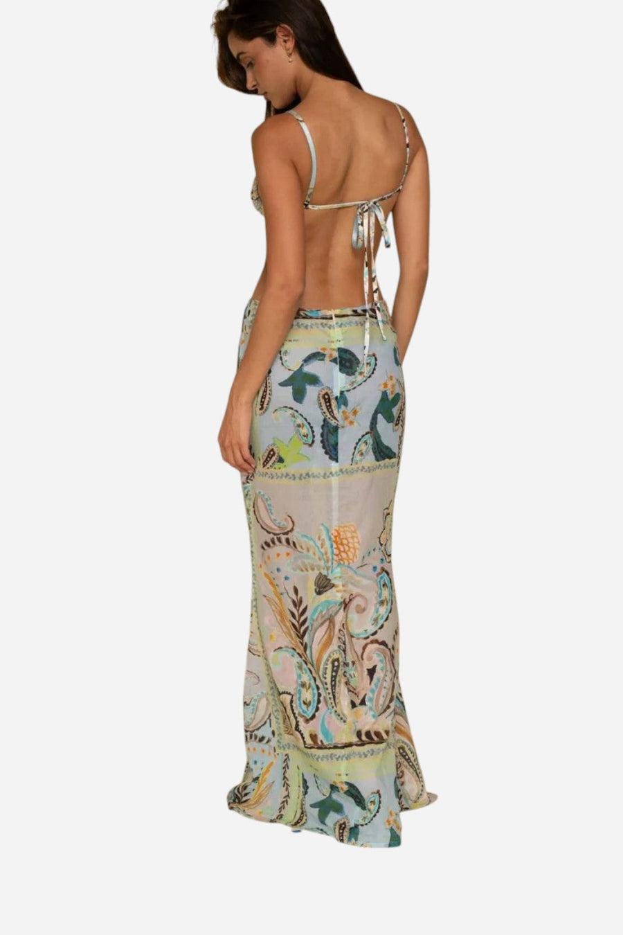 Montce St. Barths Floral Natalia Skirt – side view