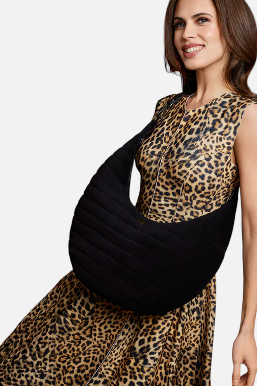Moonstruck Bag in Black Suede – alternate