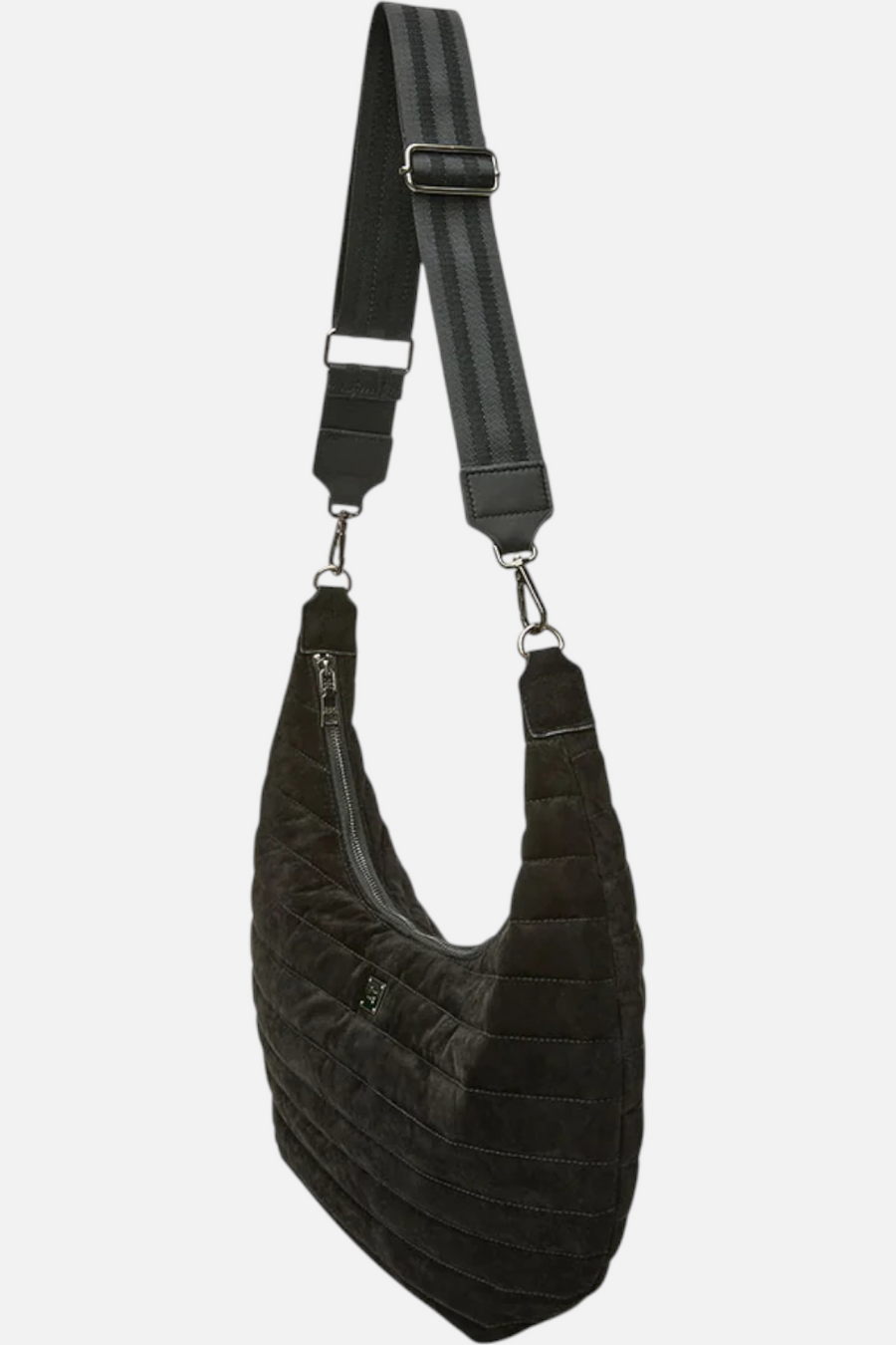 Moonstruck Bag in Black Suede – back view