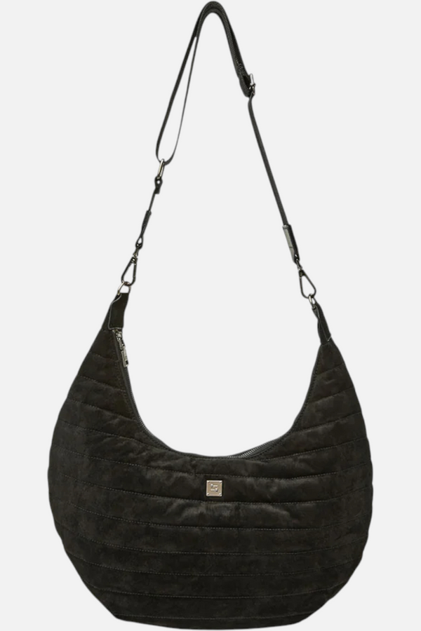 Moonstruck Bag in Black Suede