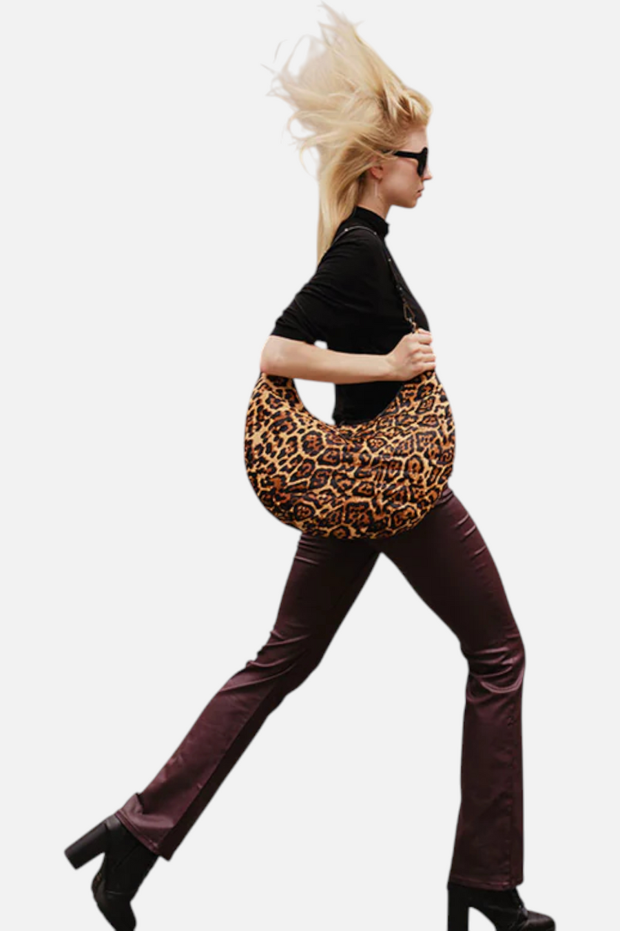 Moonstruck Bag in Wild Leopard Pony – alternate