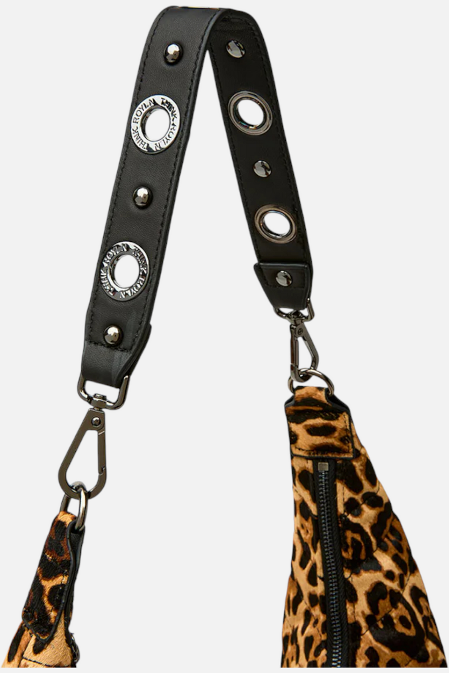 Moonstruck Bag in Wild Leopard Pony – side view