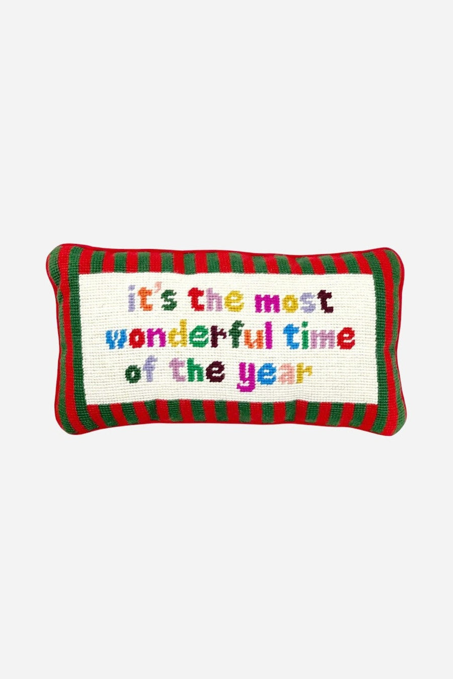 Most Wonderful Time Of The Year Pillow – front view