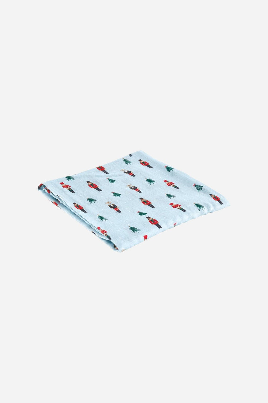 Mouse King Baby Swaddle with Plush Rattle – back view