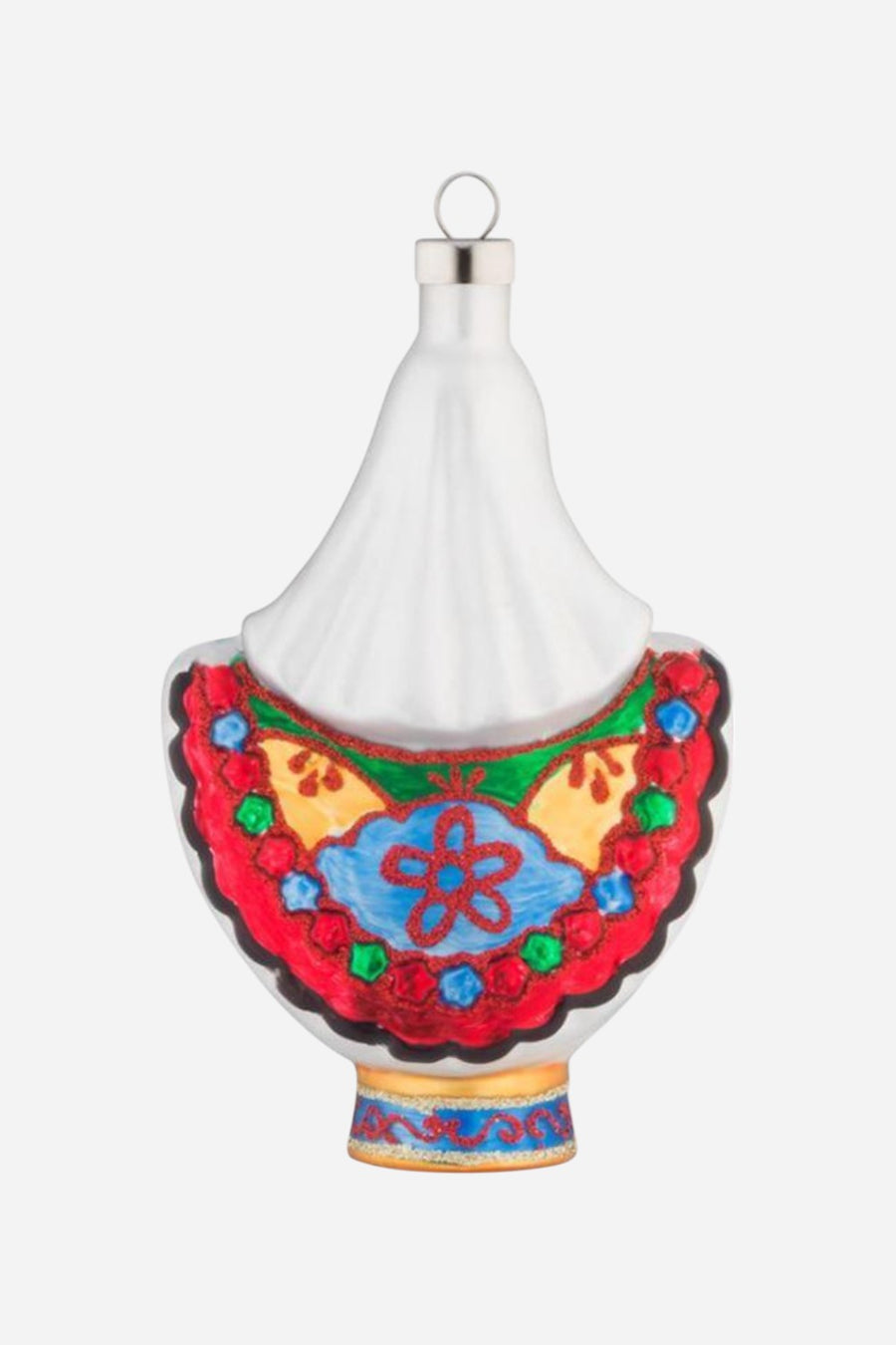 Mrs. Skeleton Ornament – back view