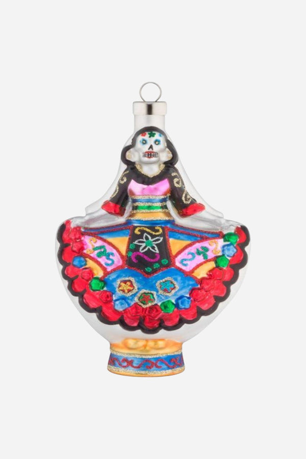 Mrs. Skeleton Ornament