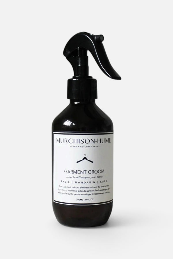 Murchison Hume Garment Groom Fabric Softener and Stain Remover in Basil Mandarin Kale, 3.4 Oz