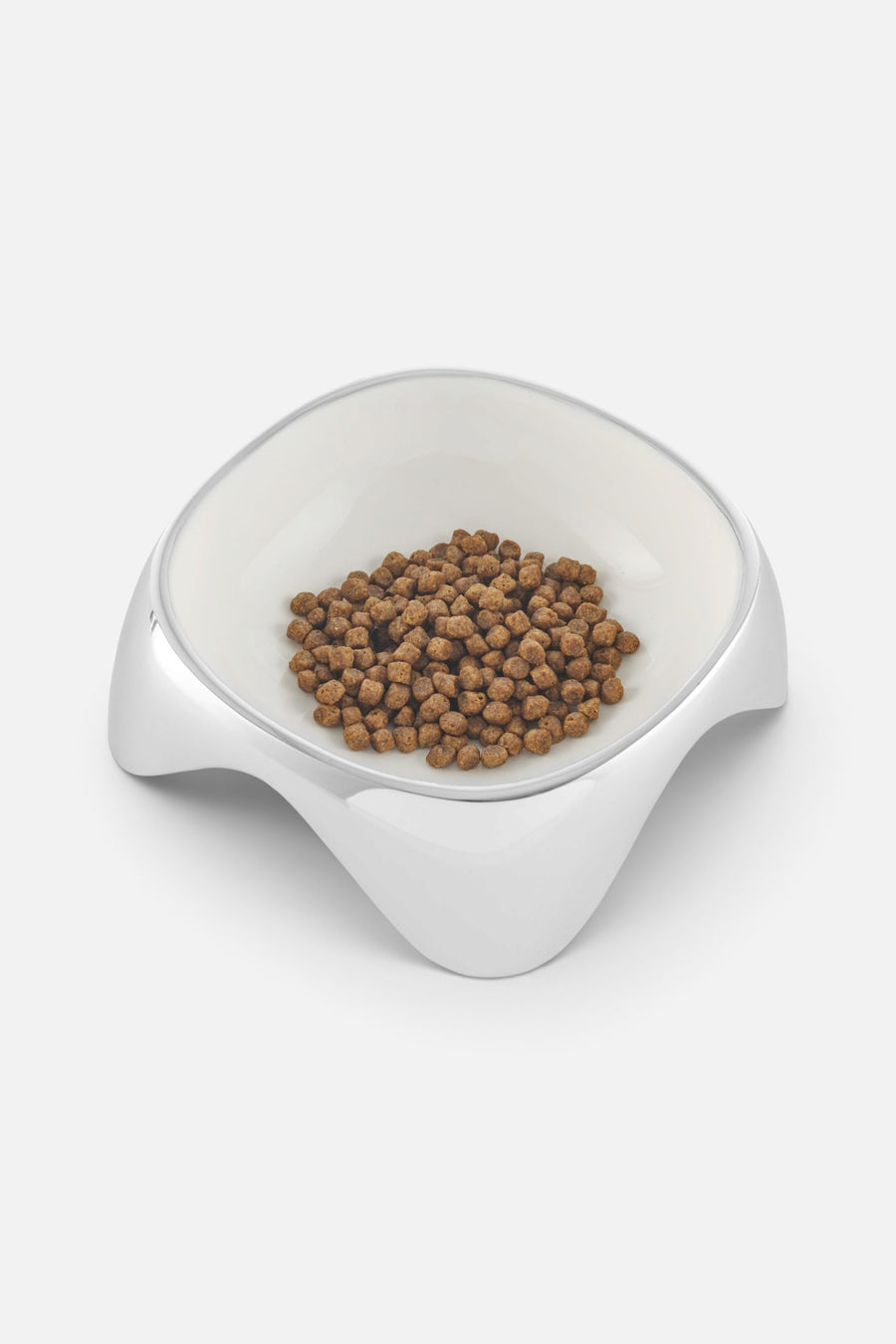 Nambé Medium Pet Bowl – back view
