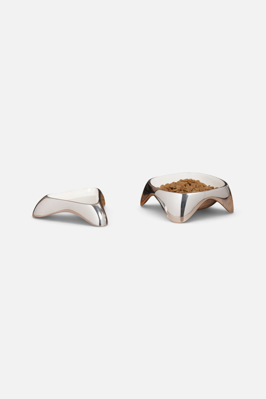 Nambé Medium Pet Bowl – side view