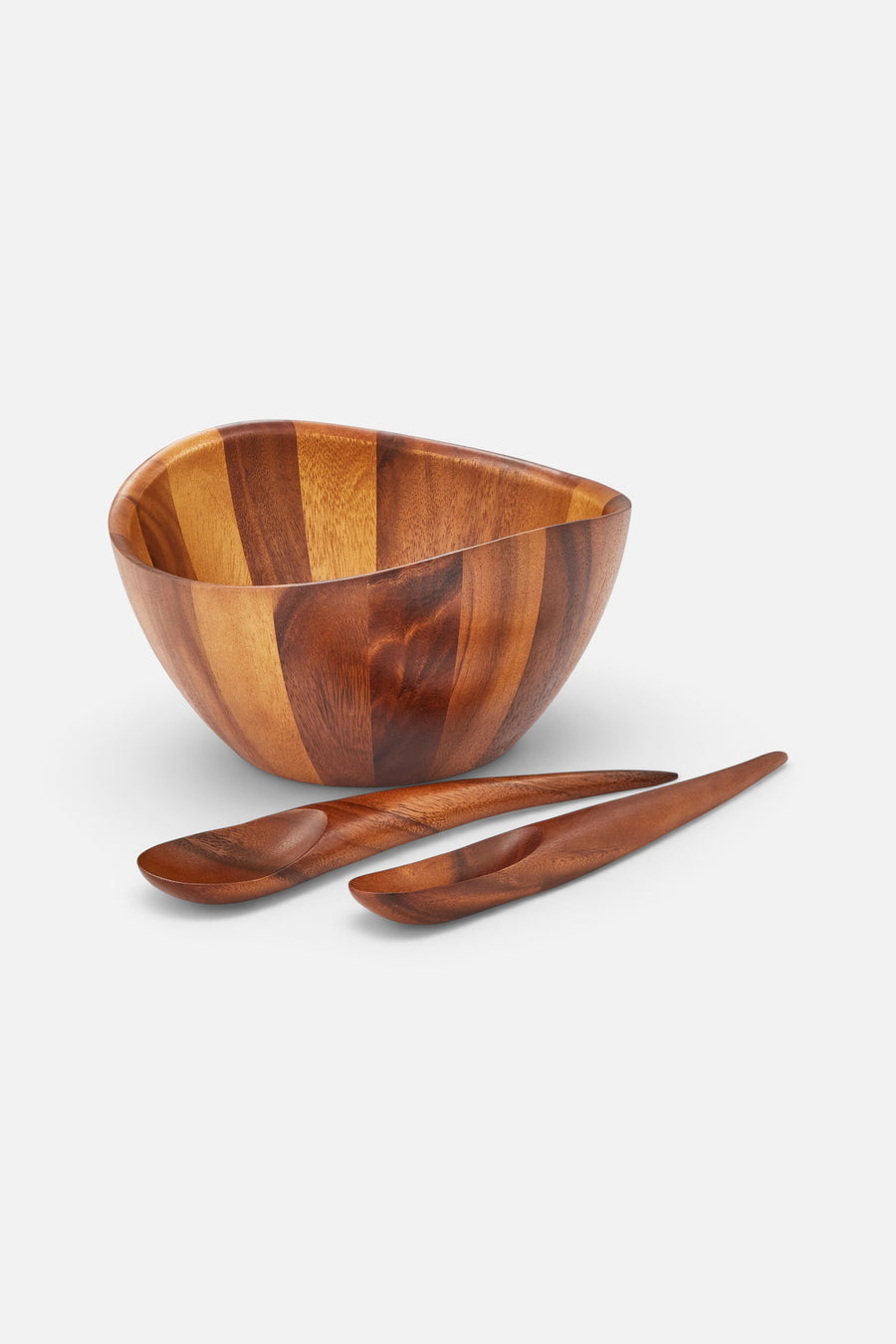 Nambe Harmony 3-Piece Salad Set – front view