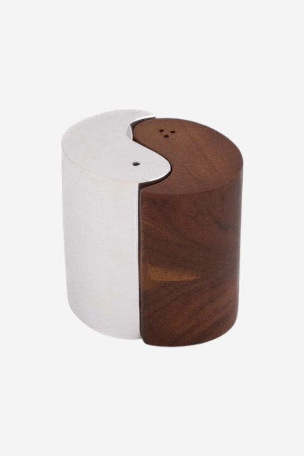 Nambe Yin Yang Salt & Pepper Shakers