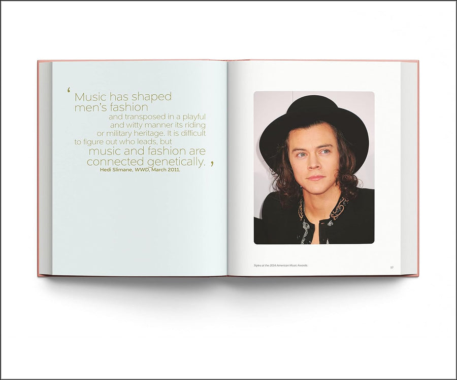 National Book Network Harry Styles: And the Clothes he Wears – flat lay