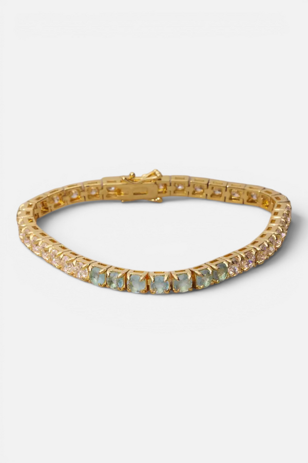 Native Gem Alchemy Tennis Bracelet in Aqua