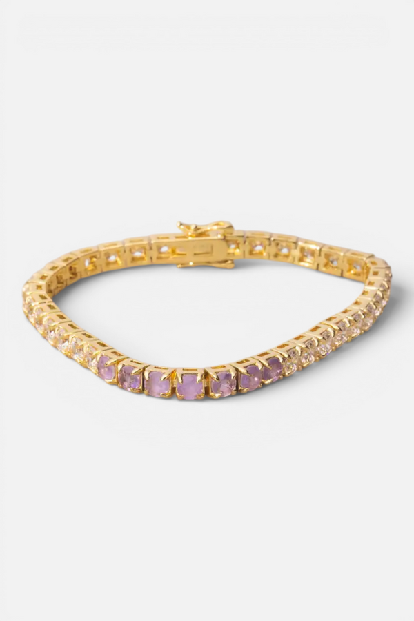 Native Gem Alchemy Tennis Bracelet in Lavender