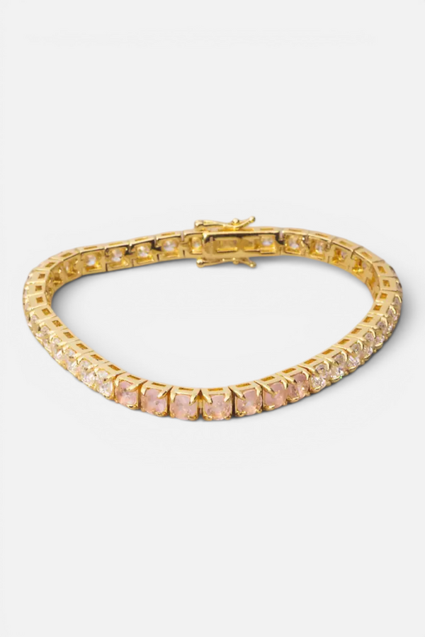 Native Gem Alchemy Tennis Bracelet in Pink