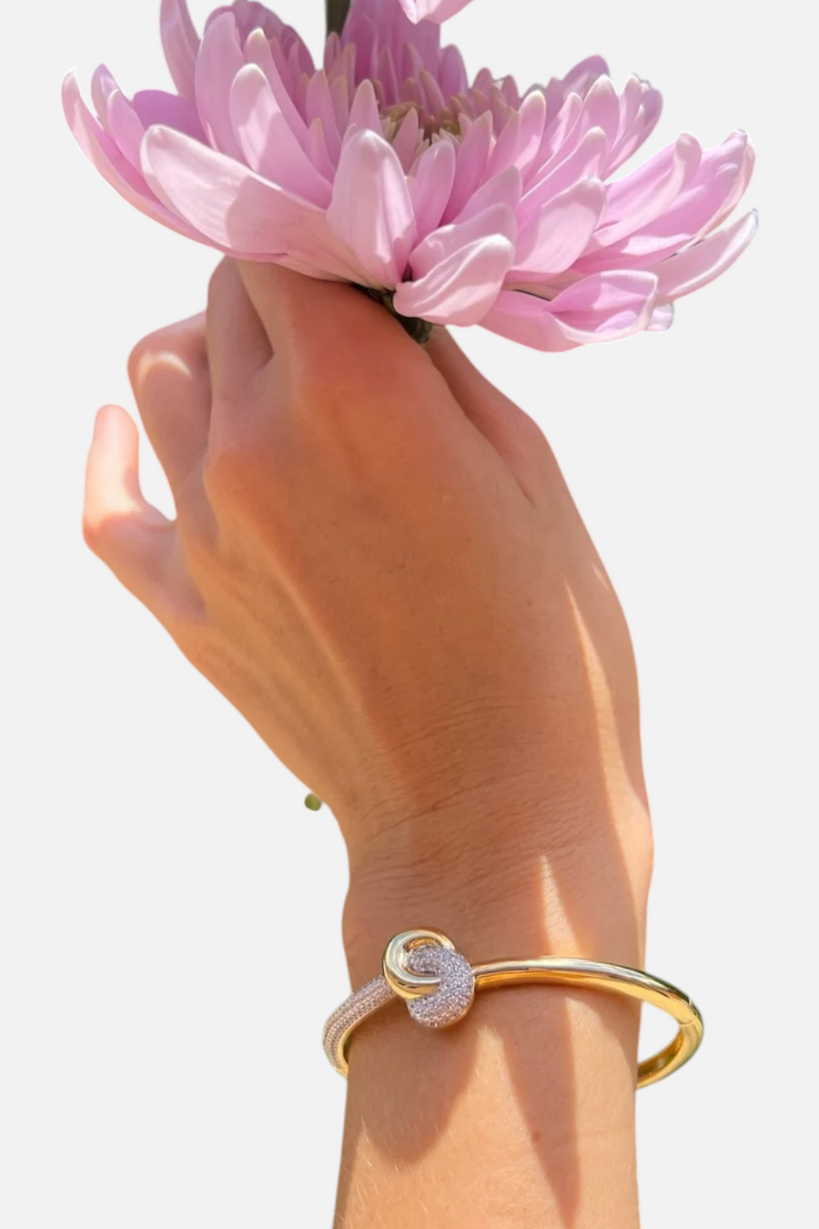Native Gem Love Knot Bangle Duo – back view