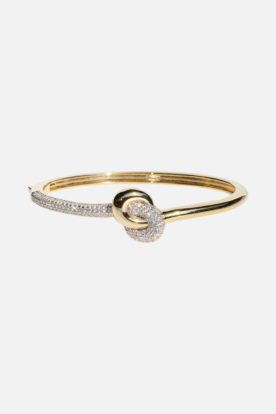 Native Gem Love Knot Bangle Duo – front view