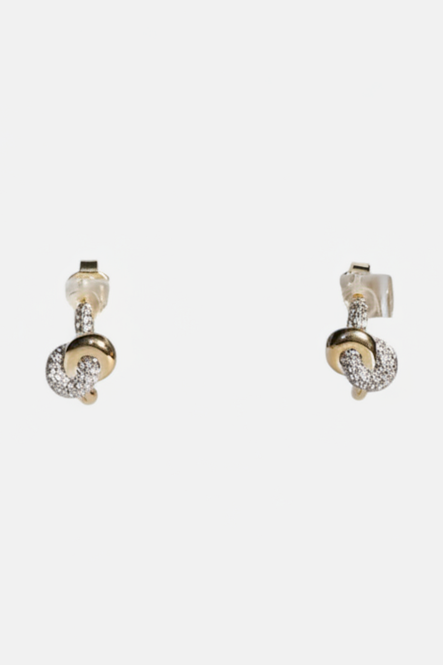 Native Gem Love Knot Stud Earring Duo – detail