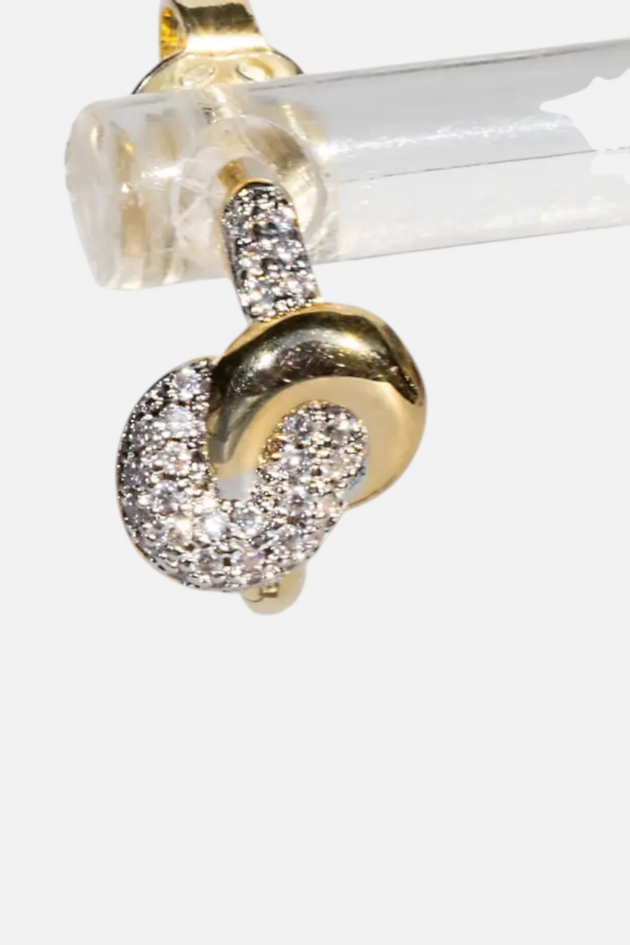 Native Gem Love Knot Stud Earring Duo – side view