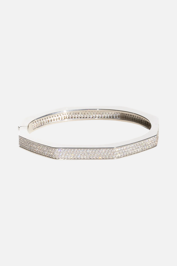 Native Gem Octavia Bangle in Sterling Silver
