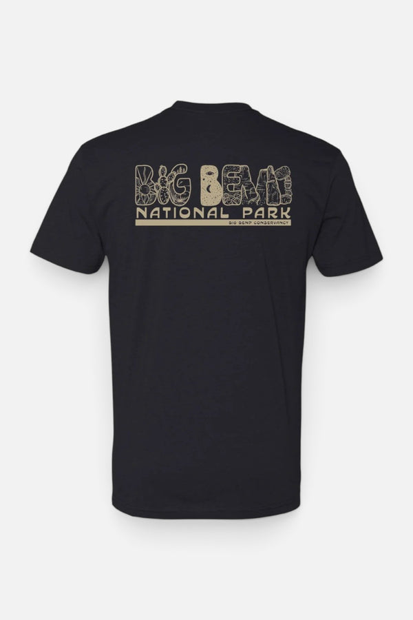 Natural Tribute Bid Bend Tee in Black
